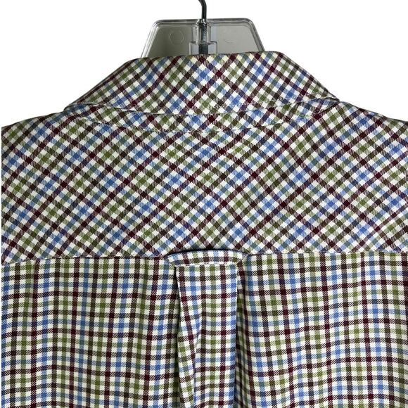 Barbour Button Down Shirt Mens L Multi-color Gingham Comfort Fit Classic Preppy - Picture 4 of 9